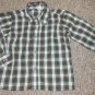 PERFECTLY DRESSED Green Plaid Button Front Shirt Boys Size 3T (#27)