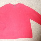 CHEROKEE Red Crew Neck Long Sleeved Heavyweight Pullover Mens LARGE (#23)