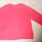 CHEROKEE Red Crew Neck Long Sleeved Heavyweight Pullover Mens LARGE (#23)