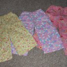 Lot of Handmade Flannel Sleep pants Fits Girls 3T 4T