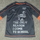 NEW BALANCE Gray Layered Look Dri Fit Lacrosse Shirt Boys Size 5-6 (#22)