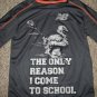 NEW BALANCE Gray Layered Look Dri Fit Lacrosse Shirt Boys Size 5-6 (#22)