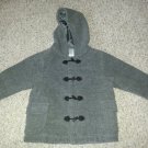 GYMBOREE Gray Wool Blend Hooded Coat Girls Size 2T (#42)