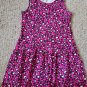 FADED GLORY Pink Heart Print Sleeveless Dress Girls Size 10-12 (#1006)
