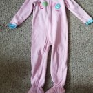 CARTER’S Pink LOVE ME Fleece Blanket Sleeper Girls Size 4T