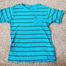 QUIKSILVER Blue Striped Short Sleeved Top Boys Size 10