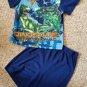CARTER’S Navy Blue DINOSAURS Shortie Pajamas Boys Size 6