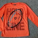 RBX PERFORMANCE Orange Dri Fit Long Sleeved Boys Top Size 10-12