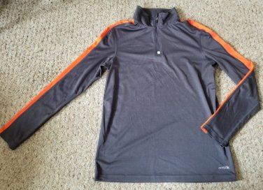 TEK GEAR Gray Dri Fit Long Sleeved Top Boys Size 14-16
