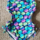 ANGEL BEACH Blue Polka Dot Monokini Girls Size 7