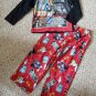 Red and Black LEGO STAR WARS Long Sleeved Pajamas Boys Size 4