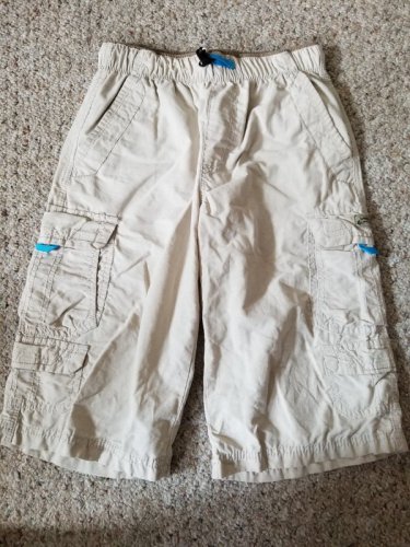 UNION BAY Khaki Cargo Style Shorts Boys Size 12