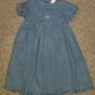 LANDS END Short Sleeved Denim Dress Girls Size 24 months