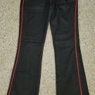 NEW Red Trimmed CREST Bootcut Stretch Denim Jeans Ladies Size 9-10