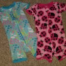 THE CHILDREN’S PLACE Lot of Shortie Romper Pajamas Girls Size 3T