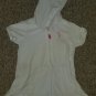 CARTER’S White Hooded Terry Cover Up Robe Girls Size 4T