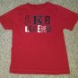 GYMBOREE Red Short Sleeved SK8 LEGEND Top Boys Size 7