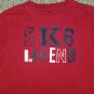 GYMBOREE Red Short Sleeved SK8 LEGEND Top Boys Size 7