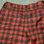 BURTON Red and Black Plaid GORE-TEX Dri Ride Snowboarding Winter Pants Boys Size 14-16 XL