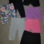 Huge Lot of Bike Shorts and Capri Leggings Various Brands Girls Size 12-18 months