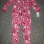 NWT Pink Santa Fleece Blanket Sleeper Girls Size 4T CARTER’S