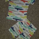 CARTER’S Submarine Print Shortie Pajamas Boys Size 2T