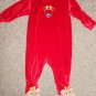 CARTER&acirc;��S KIDS Red Velour Reindeer Romper Size 18 months
