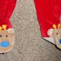 CARTER&acirc;��S KIDS Red Velour Reindeer Romper Size 18 months