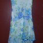 SPEECHLESS Blue Floral Overlay Sleeveless Dress Girls Size 7
