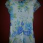 SPEECHLESS Blue Floral Overlay Sleeveless Dress Girls Size 7