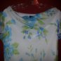 SPEECHLESS Blue Floral Overlay Sleeveless Dress Girls Size 7