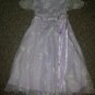 JENNY ANNIE DOTS Lilac Lacy Floral Overlay Special Occasion Dress Girls Size 4