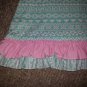 J CREW Blue with Pink Sleeveless Dress Aztec Abstract Print Girls Size 7