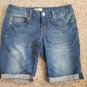 SO Cuffed Stretch Denim Jeans Shorts Juniors Size 7