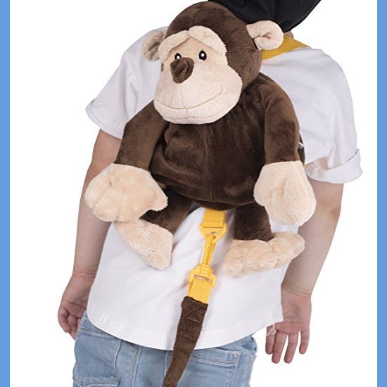 monkey plush backpack