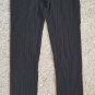 SO Black Patterned Ribbed Footless Tights Leggings Juniors Size Medium