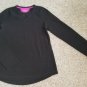 TEK GEAR Black Fleece Long Sleeved Top Ladies MEDIUM