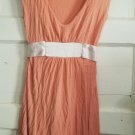 WET SEAL Coral Scoop Neck Tunic Top Ladies MEDIUM