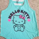 Blue HELLO KITTY Racer Back Tank Top Ladies MEDIUM