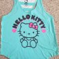 Blue HELLO KITTY Racer Back Tank Top Ladies MEDIUM