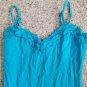WET SEAL Blue Lace Trim Cami Tank Ladies MEDIUM