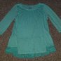 SO CLOTHING Mint Green lace Trim Top Girls Size 16