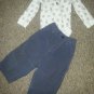 OLD NAVY Gray Pants CARTER’S Bear Print Waffle Weave Top Boys 18 months