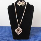 NIB Signature Collection Celestial Long Pendant Necklace and Earrings Set