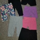 Huge Lot of Toddler Girls Bike Shorts and Capri Leggings Girls 12-18 months