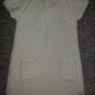TOMMY HILFIGER Wool Blend Winter White Knit Dress Girls Size 2T