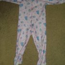 Pink Fairy Tales and Frog Princess Fleece Blanket Sleeper Girls Size 5