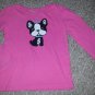 JUMPING BEANS Pink Princess Puppy Long Sleeved Top Girls Size 6
