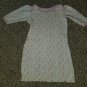 U.S. POLO ASSN Pink Floral Print Infant Nightgown Girls Size 0-3 months