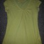 SO Yellow V-Neck Short Sleeved Top Ladies Large